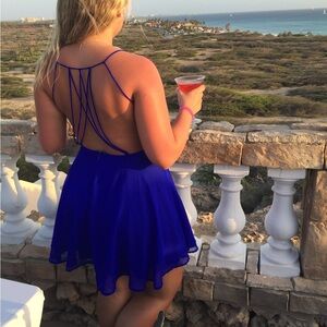 Royal Blue Dress